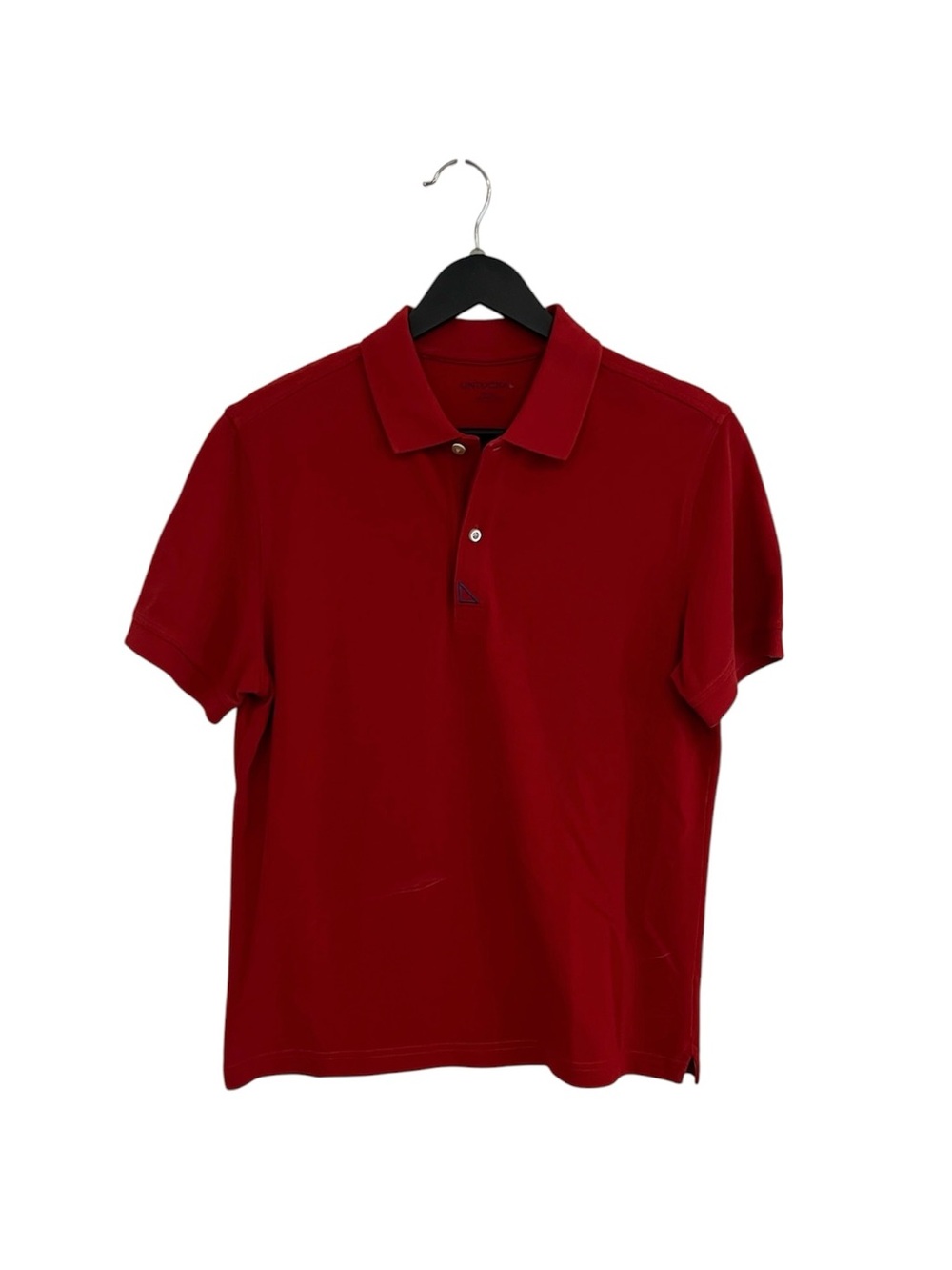 UNTUCKit Men's Deep Red Short Sleeve Polo